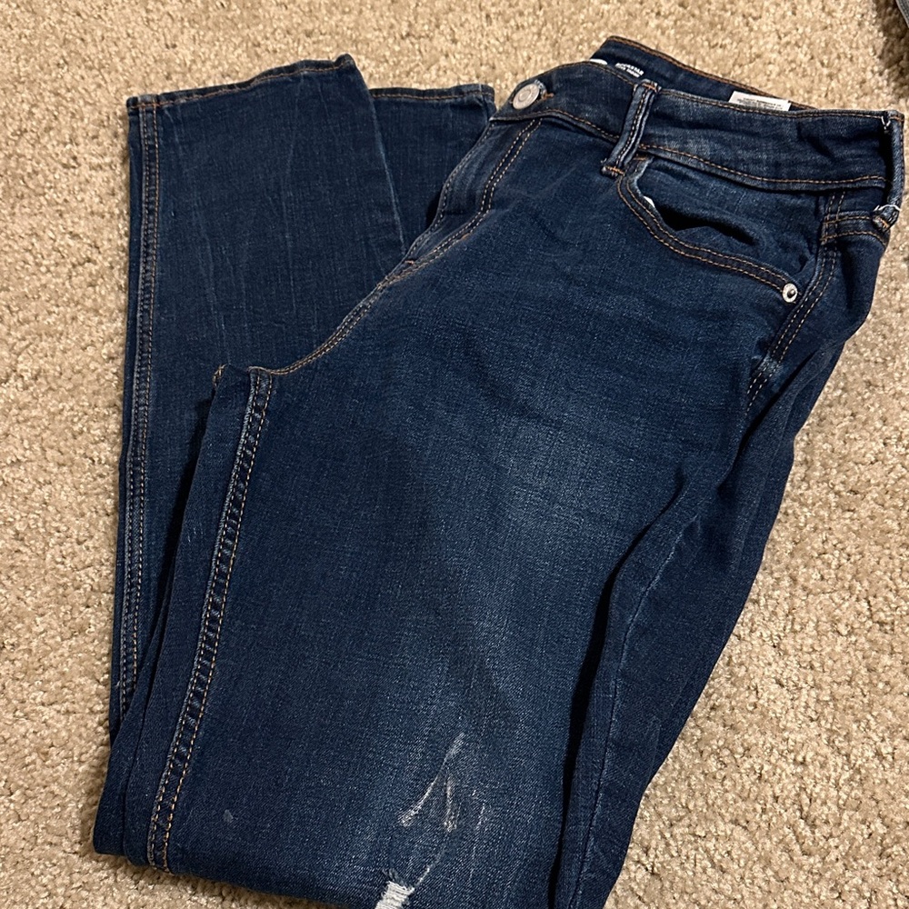 Old Navy Women's Skinny Jeans - Dark Blue